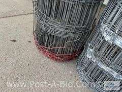 1 Roll 36" Page Wire And 1/2 Roll 48" Page Wire.