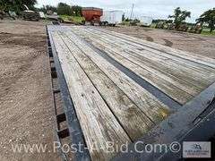 2016 Big Tex 25' Tandem Dual Wheeled Gooseneck Trailer, 20' Flat