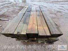 Pallet Of Approx. 20 Guardrail Timbers, Approx. 6' Long.