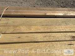 1-Bundle 2 x 6 Treated And Regular 2 x 6 Lumber.