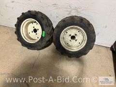 2x Lawn Tractor Tires, Owner Stated "Cub Cadet Carlisle 23x8.50 -