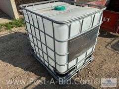 250 Gallon Poly Tank, "Food Grade, 1 Use"