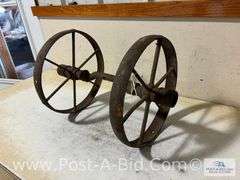 Pair Of Steel 16" Wheels.