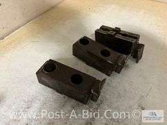 1 Set Of 3 Soft Jaws Cushman Used For 15" Chuck 05-201457-08006.