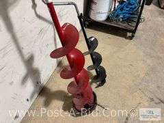 Eskimo Ice Auger With Manual Ice Auger.