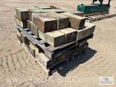 2 Pallets Of Small Guardrail Block.