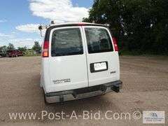 2015 GMC Savana Cargo Van With 137,371 Miles, 4.8L Motor, PW, PL,