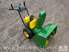 John Deere 5/24 Snowblower, Runs And Works.