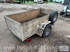 Shop Built 4' x 8' x 22" Side Wall Trailer, With Spare Tire, Life