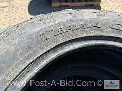 4-Terra Grappler G2 265/60/20 Tires, Came Off Chevy 1/2 Ton.