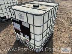 250 Gallon Poly Tank, "Food Grade, 1 Use"