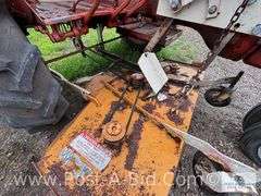 Farmall B Tractor, With Woods Belly Mower, Narrow Front, 1 Flat T