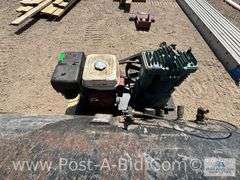 Truck Air Compressor Honda 8.0 Engine And Tank.