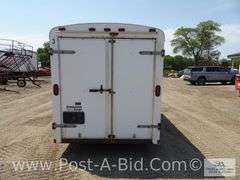 2004 Continental Cargo 6'x12' Enclosed Trailer With Rear Door, Si