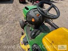 John Deere L120 With Bagger - Owner Stated "For Parts Or Repair,