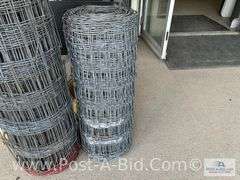 1 Roll 36" Page Wire And 1/2 Roll 48" Page Wire.