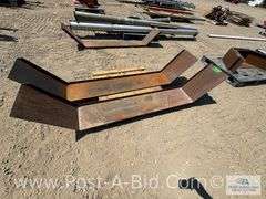 1 Set Tandem Axle Trailer Fenders, Steel.