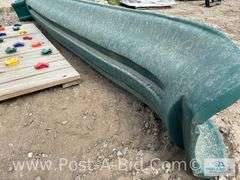 13' Playground Slide And 7' x 35" Climbing Wall.