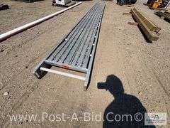 Aluminum Scaffold Plank, 24"L x 24"W x 6"H, Load Rating 700lbs.