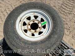4x Power King Tow Max STRC 225/75R15 Trailer Tires, Owner Stated