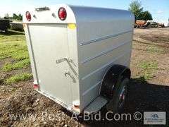 Shop Built 6' x 3' 5" x 4' Enclosed Trailer With Lifetime License