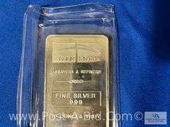 1-10 oz. .999 Fine Silver NTR Metals Bar And 2-1oz Copper Morg