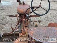 Farmall B Tractor, With Woods Belly Mower, Narrow Front, 2 Flat T