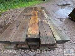 Pallet Of Approx. 20 Guardrail Timbers, Approx. 6' Long.