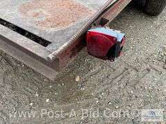 2006 Shop Built 16' Tandem Axle Trailer, 75" Between Fenders, Bro