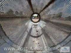Large Stainless Steel Screen, 4' Diameter x 12' Long.