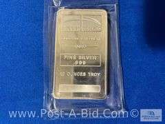 1-10 oz. .999 Fine Silver NTR Metals Bar And 2-1 oz. Copper Morg