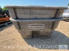 2-Rubbermiade Livestock Tanks; Each 100 Gallons.