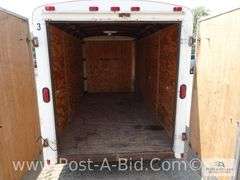 2004 Continental Cargo 6'x12' Enclosed Trailer With Rear Door, Si