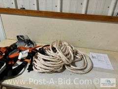Malta Safety Harness And Rope, Owner Stated "Used Once".
