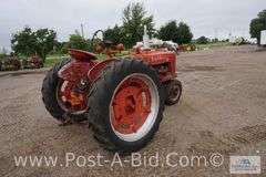 Farmall H Narrow Front Tractor, Rear Tires Are 12.4-38, Comes Wit