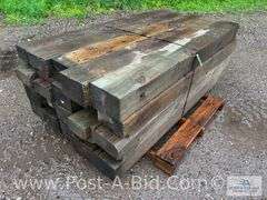 Pallet Of Approx. 20 Guardrail Timbers, Approx. 6' Long.