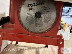 Skil Table Saw 10" Model 3400 With Extra Blades.