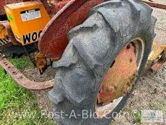 Farmall B Tractor, With Woods Belly Mower, Narrow Front, 2 Flat T