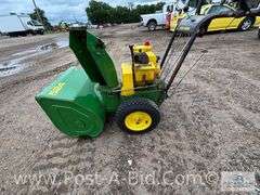 John Deere 5/24 Snowblower, Runs And Works.