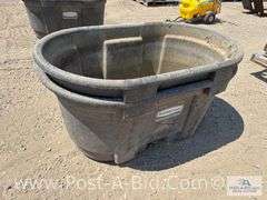 2-Rubbermiade Livestock Tanks; Each 100 Gallons.