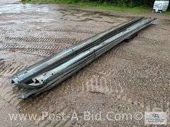 Approx. 9 Guardrail Sections, Approx. 26' Long Each.