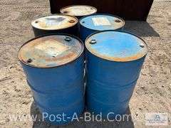 5-Steel 55 Galllon Barrels.