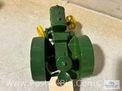 John Deere Toy Tractor, Steel Wheel.