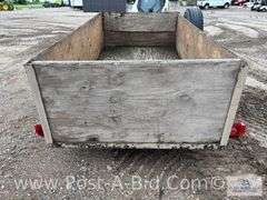 Shop Built 4' x 8' x 22" Side Wall Trailer, With Spare Tire, Life