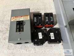 Power Panel RV Receptacle Box With 30-50 Amp, Includes 2 - 50 Amp