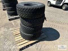 4-Firestone Radial 31 x 10.5 R15 LT Tires On 15" GM 6 Bolt Rims,