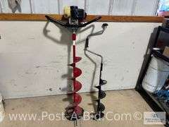 Eskimo Ice Auger With Manual Ice Auger.