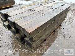 Pallet Of Approx. 20 Guardrail Timbers, Approx. 6' Long.
