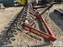 Farm King 7 3' Point Landscape Rake.