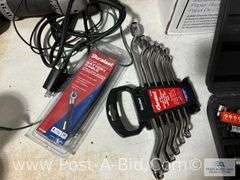 2x Boxes Of Miscellaneous Tools, Includes Sockets, Ratchets, Drem